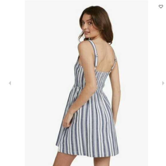 NWT Roxy "Up Above Tank Dress" Summer Striped Mini Dress XL - Picture 4 of 12